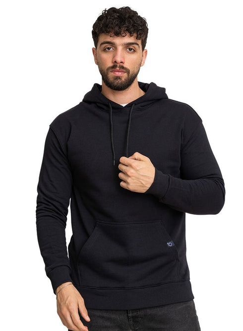 Black Over Size Hoodie - Khotwh